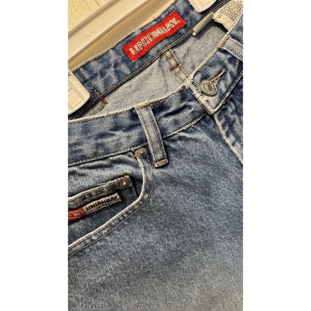 Union Bay Jeans Woman's 6 Blue Hi Rise Mom Jean Vintage Grunge Comfort 90's Y2k